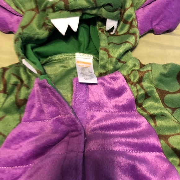 Gymboree Dragon Dinosaur Halloween Costume Size 18-24 Months 2 Piece - Picture 4 of 9